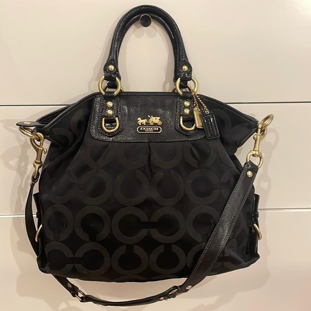 Black Coach Purse Bag